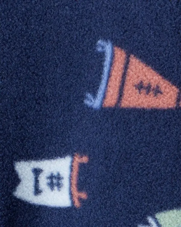 Sports Print Loose Fit Long-Sleeve Sleep & Play 2 Image