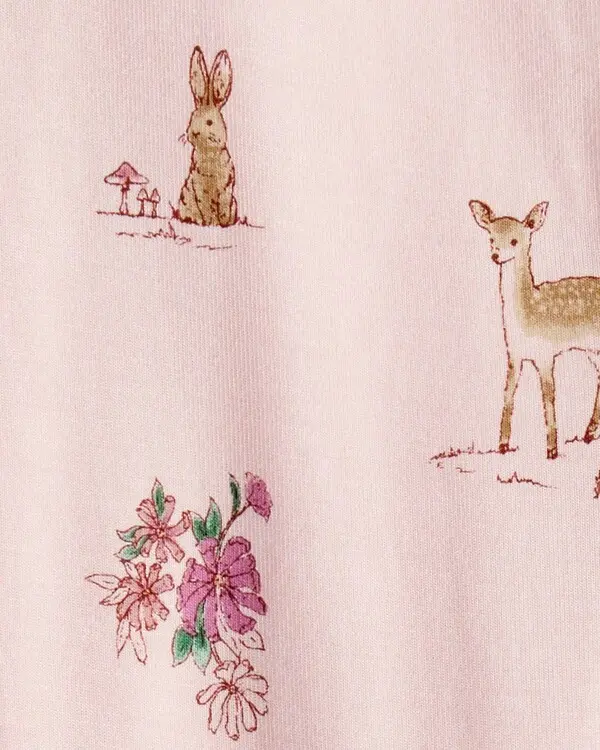 Deer & Floral Print PurelySoft Sleep & Play  1 Image