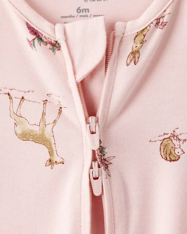 Deer & Floral Print PurelySoft Sleep & Play  2 Image