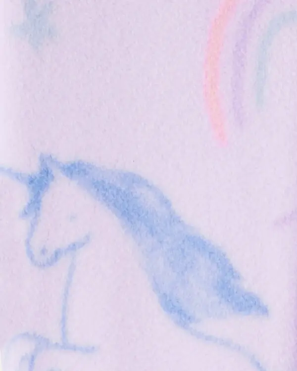 Unicorn Loose Fit Long-Sleeve 1-Piece Pajamas 1 Image