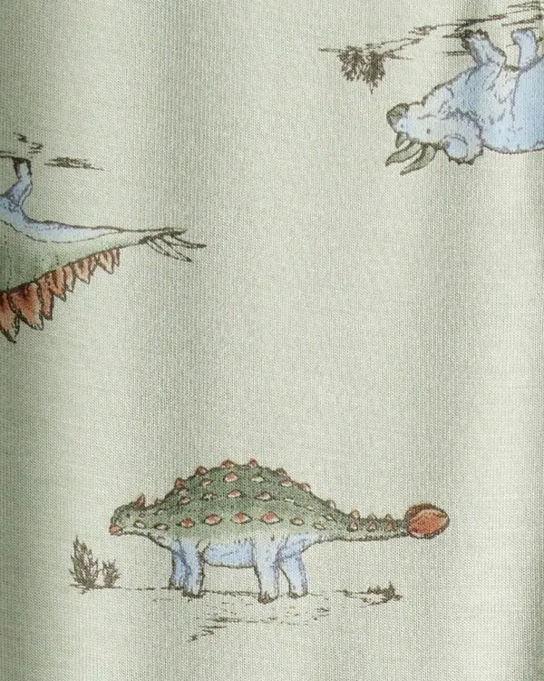 Dinosaur Print PurelySoft Long-Sleeve Sleep & Play  1 Image