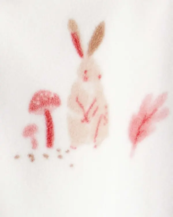 1-Piece Bunny Fleece Footie Pajamas 1 Image