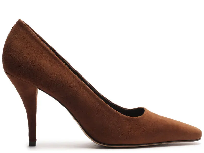 Suede Stiletto Pump 1 Image