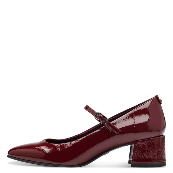 Patent Leather Mary Jane Pumps with a Block Heel 1 Image