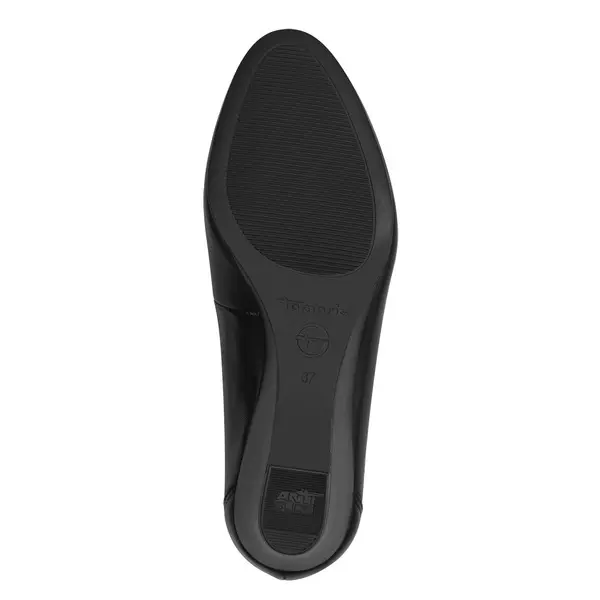 Leather Wedge Pumps 1 Image
