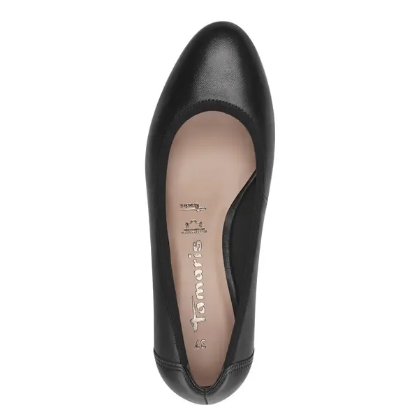 Leather Wedge Pumps 4 Image