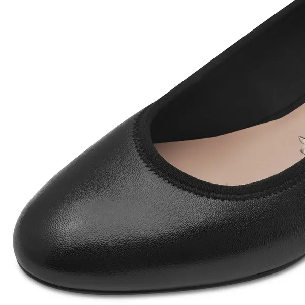 Leather Wedge Pumps 5 Image