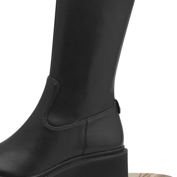 Over-the-Knee Boots with a Lug Sole 2 Image
