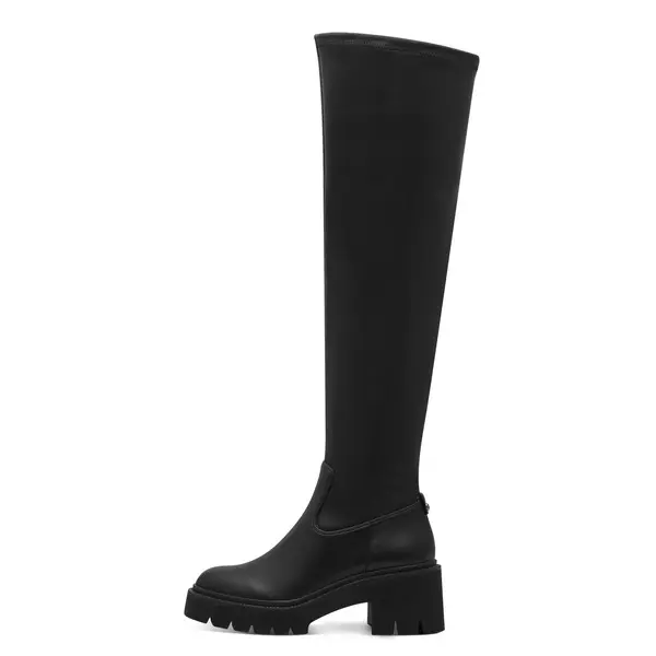 Over-the-Knee Boots with a Lug Sole 4 Image
