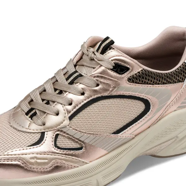 Chuncky Metallic Mesh Sneakers 3 Image