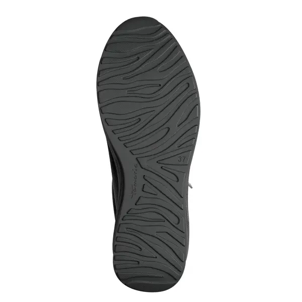 Leather Platform Sneakers with a Side Zipper 4 Image