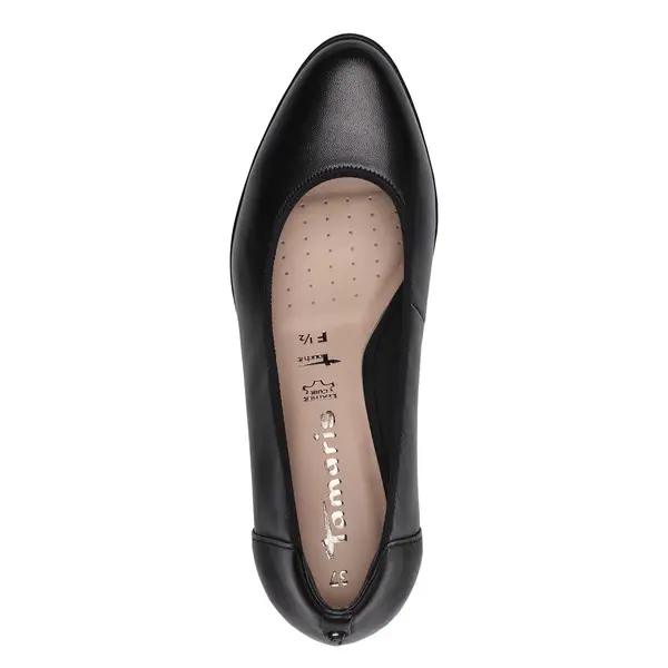 Classic Leather Round toe Pump 2 Image