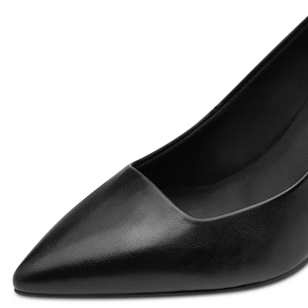 Leather Pointed-Toe Pumps 1 Image