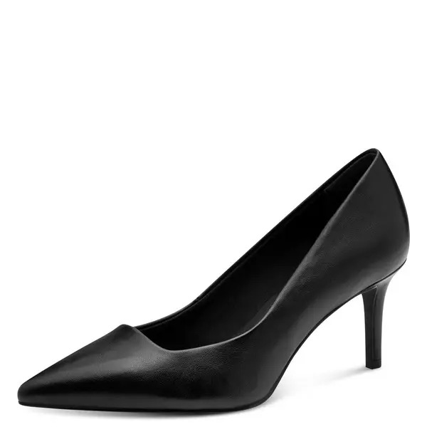 Leather Pointed-Toe Pumps 2 Image