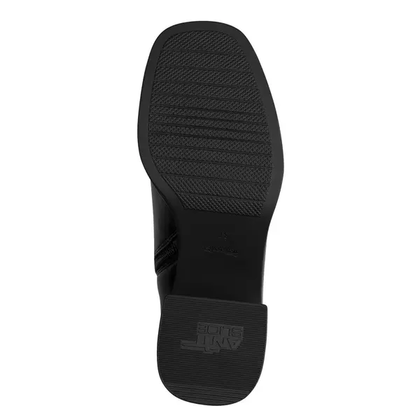 Croc-Embossed Ankle Boots with a Chunky Block Heel 3 Image