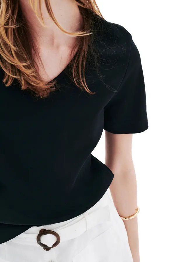 Cotton Short Sleeve T-shirt 1 Image