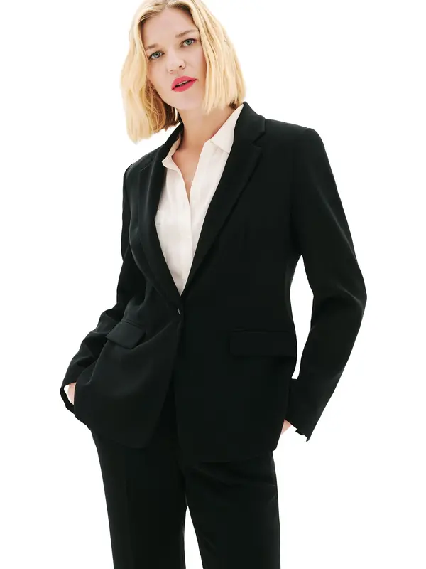 Fitted Cut Tailored Collat Jacket 1 Image