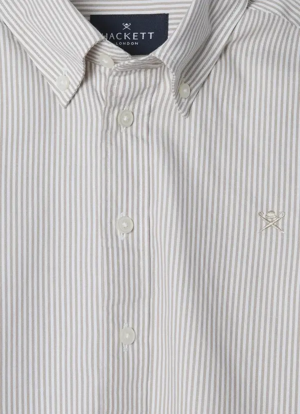 Classic fit oxford stripe shirt 2 Image