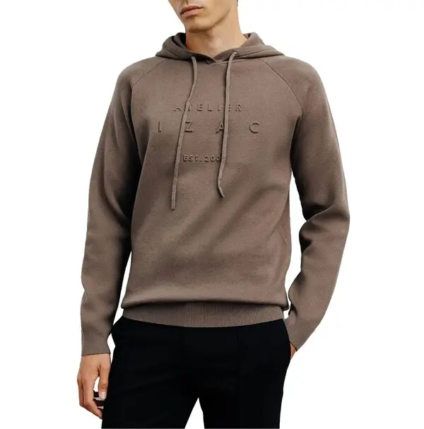 Knit sweatshirt-style Hoodie 3 Image