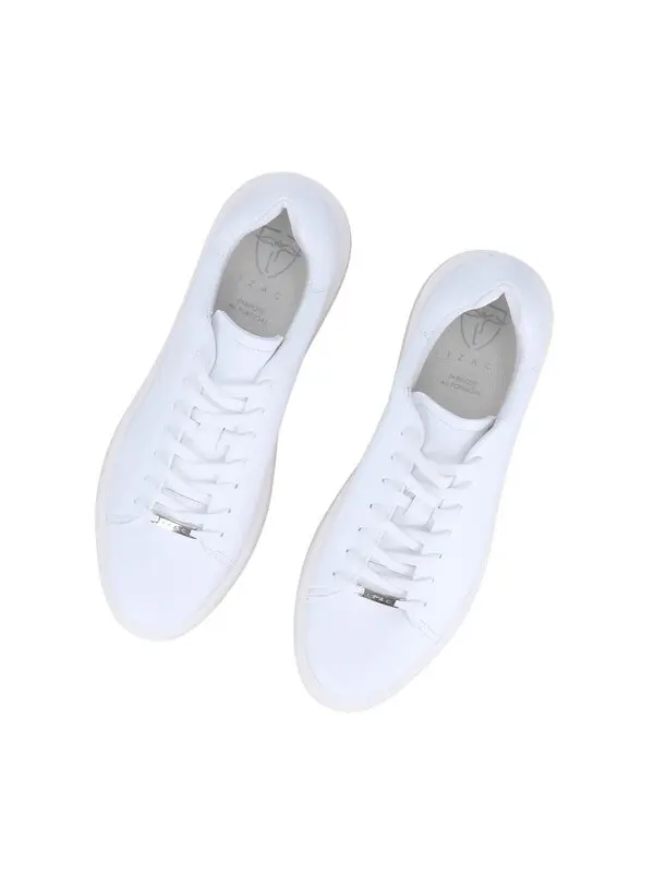 Leather lace up Sneakers 2 Image