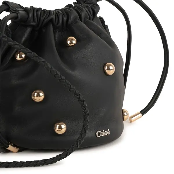 Studded Leather Shoulder Bag 2 Image