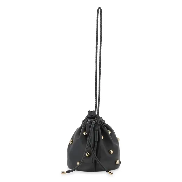 Studded Leather Shoulder Bag 4 Image