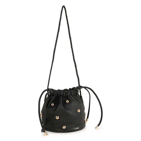Studded Leather Shoulder Bag 6 Image