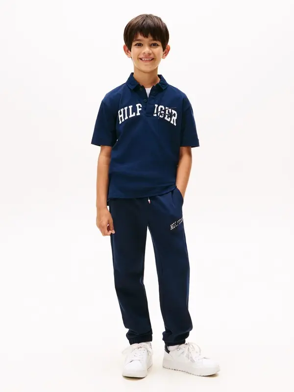 Graphic Cotton Joggers 2 Image