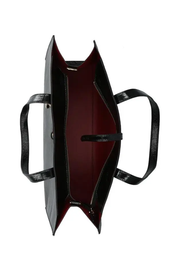 Patent Leather Tote Bag 2 Image