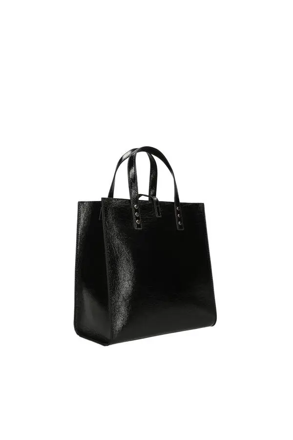 Patent Leather Tote Bag 3 Image