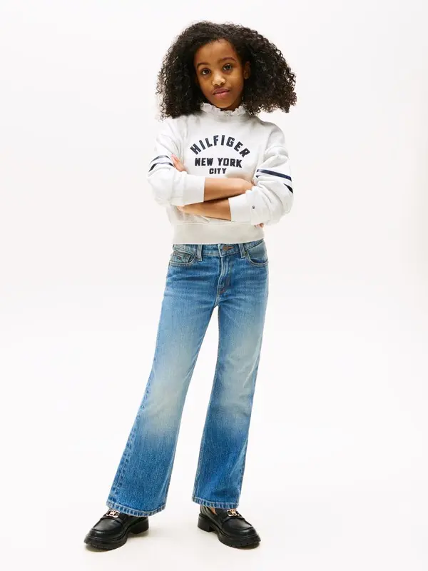 Mid Rise Bootcut Jeans 1 Image