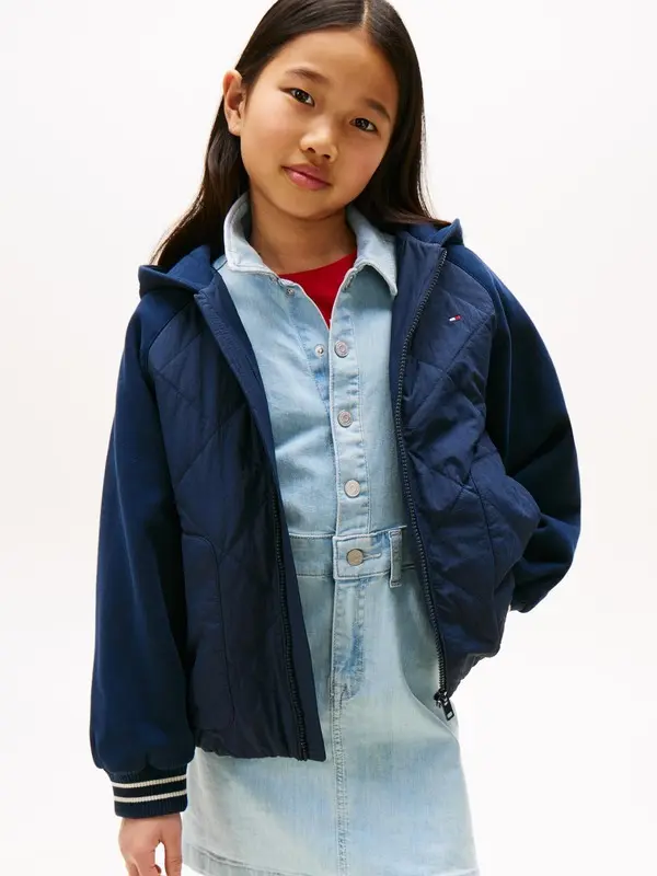 Quilted Hooded Jacket 1 Image