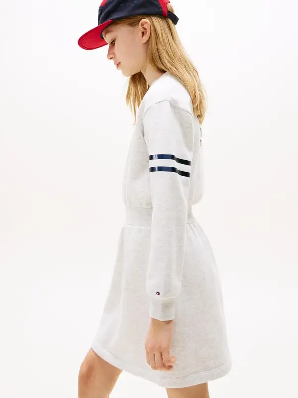 Satin Applique Dress 2 Image