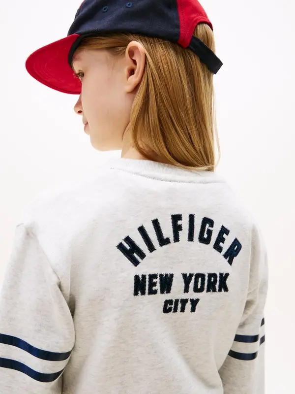 Satin Applique Dress 3 Image