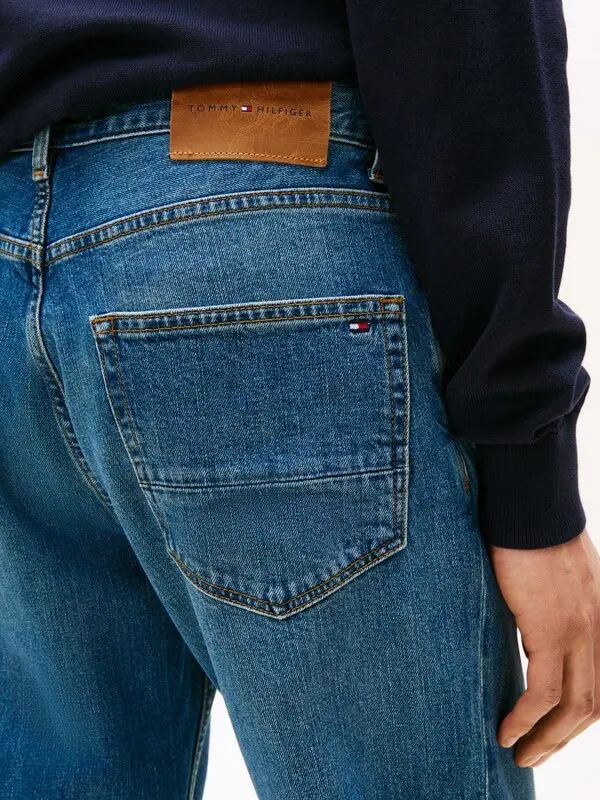 Mid Rise Straight Jeans 1 Image