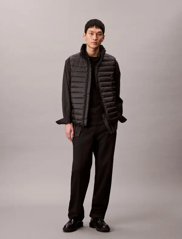 High-neck padded Vest 2 Image
