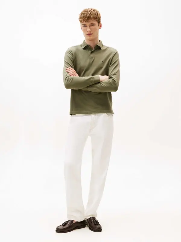 Regular Fit Long Sleeve Polo 2 Image