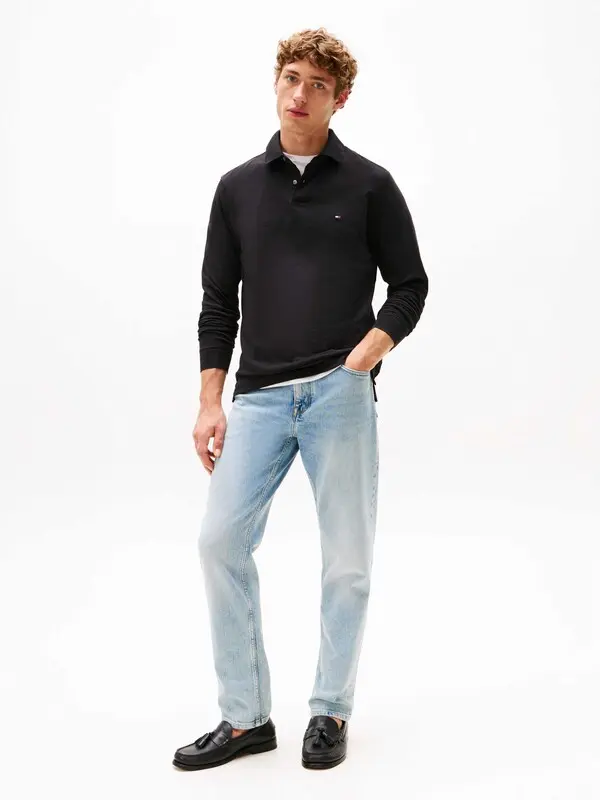 Regular Fit Long Sleeve Polo 2 Image