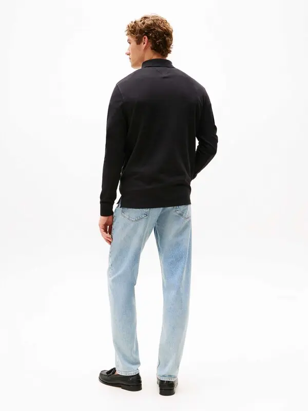Regular Fit Long Sleeve Polo 3 Image
