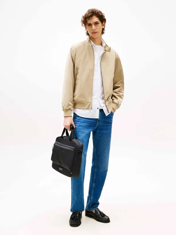 Minimal Textured Logo Laptop Bag 1 Image
