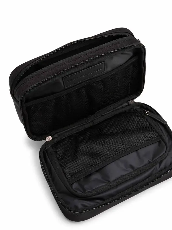 Metal Logo Mesh Pocket Washbag 1 Image