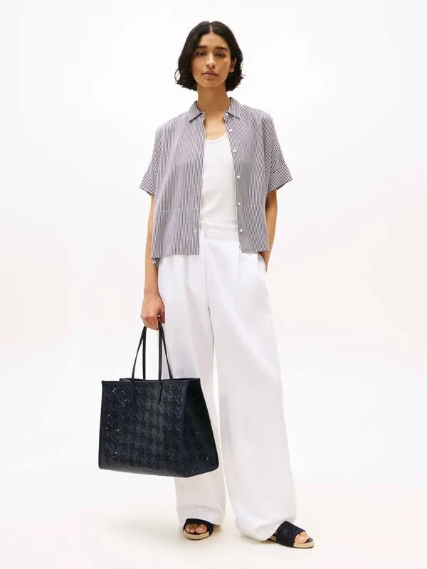 City TH Monogram Tote Bag 4 Image