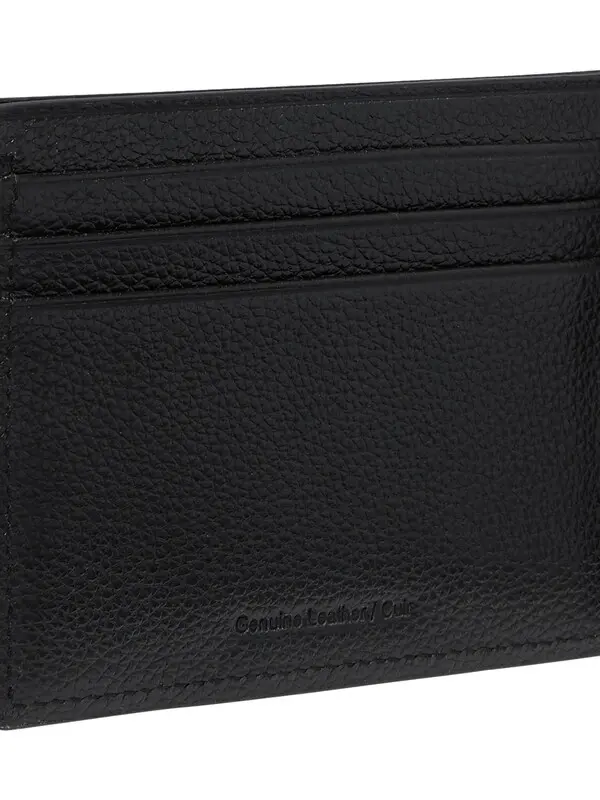 Protected Logo Embossed Leather Card Holder 1 Image