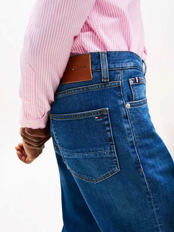 Mid Rise Straight Jeans 1 Image