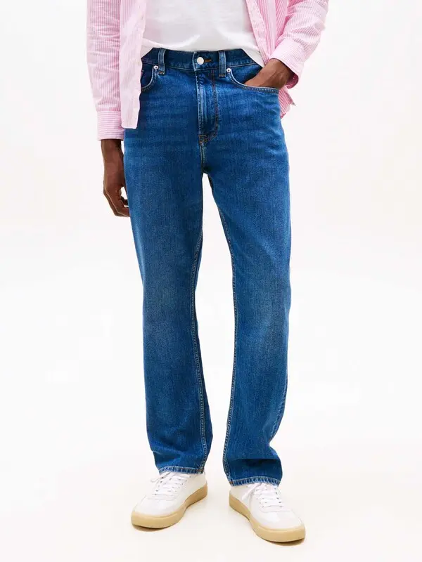 Mid Rise Straight Jeans 4 Image