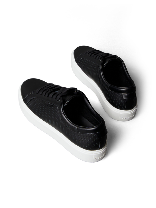Low lace-up Leather Sneakers 3 Image