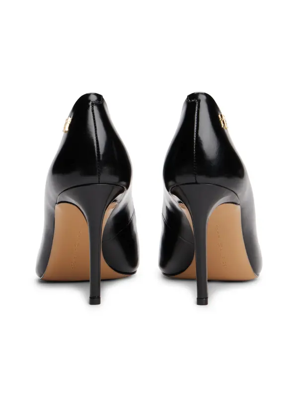 Leather Stiletto Court High Heels 1 Image
