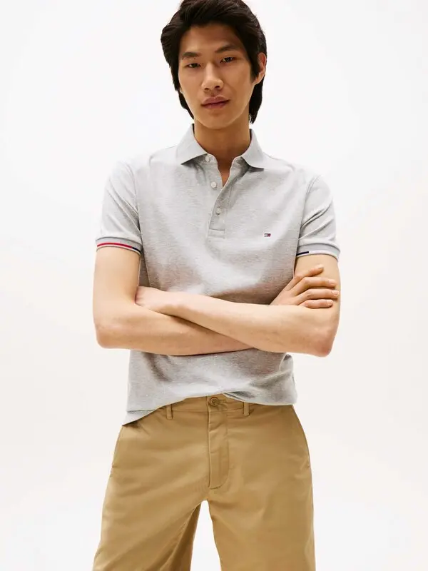 Slim Cotton Polo 1 Image