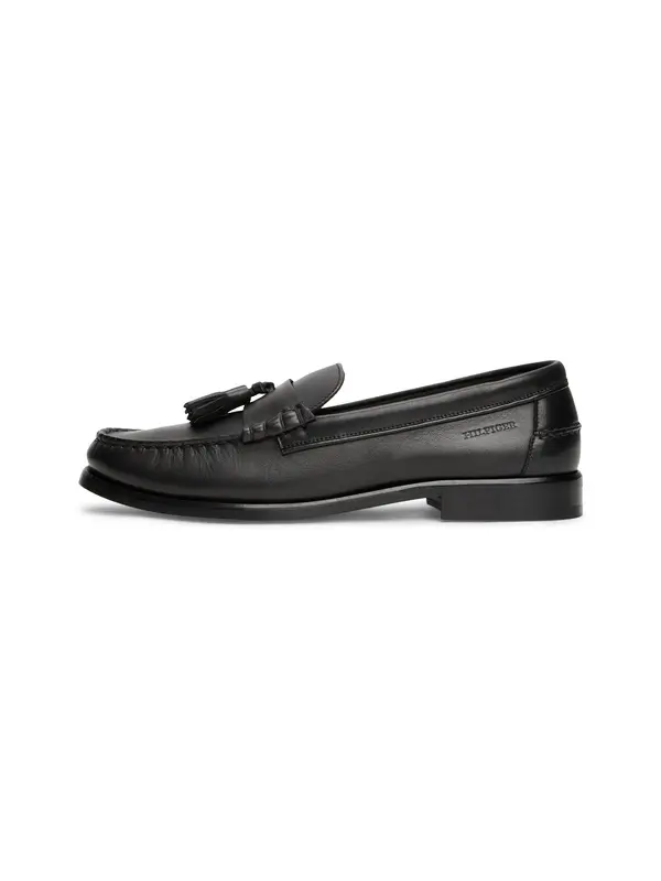 Leather Tassel Loafers 2 Image