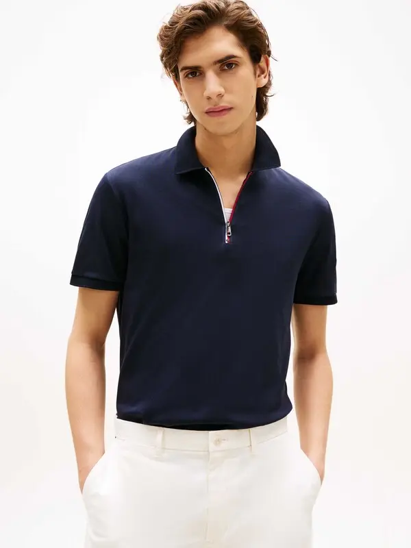 Cotton Short Sleeve Polo 1 Image